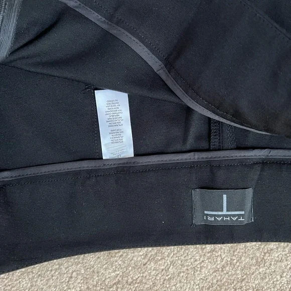 Tahari size 10 side zip black pants - Picture 5 of 6